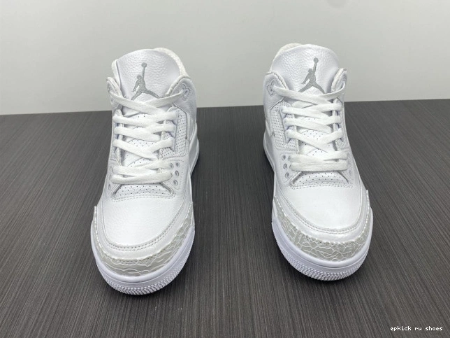 Rep White' Retro Jordan 3 PS 'Triple Air 429487-111 0707